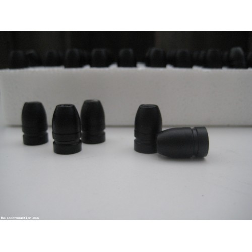 .356 9mm 130gr. HP Lead cast BLK Powder Coated bullets 1000pk