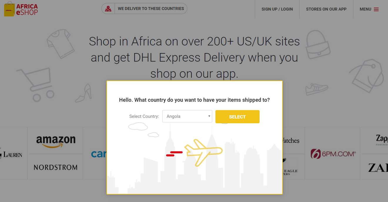 DHL Expands Africa Online Shopping Application to 34 Countries