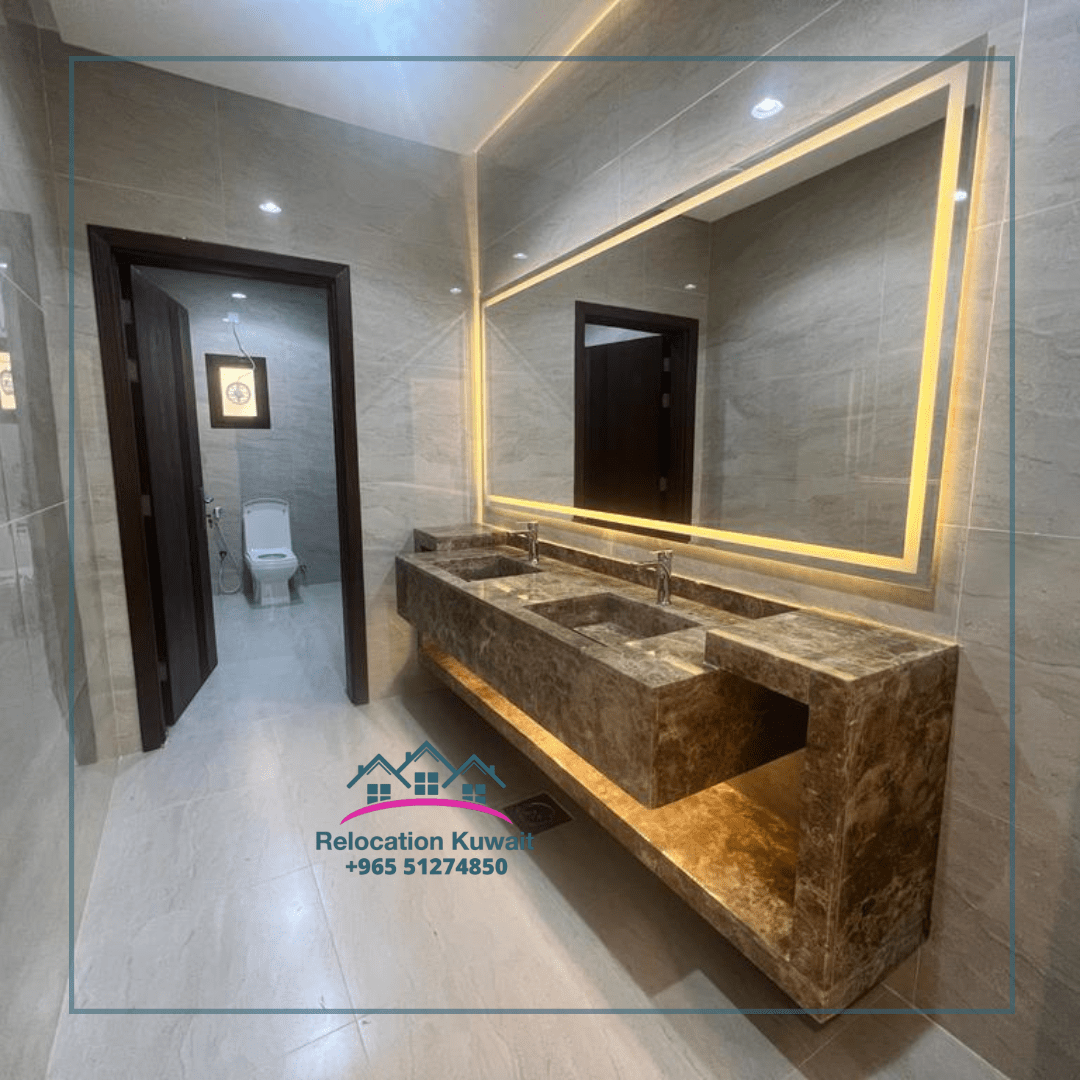 Beautiful 4 master bedrooms floor with lots of sunlight For Rent in Kuwait. Relocation Kuwait