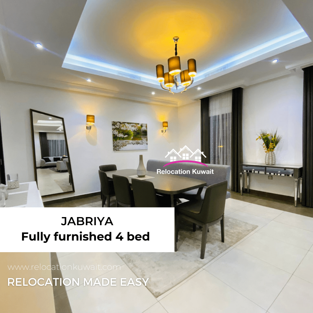Fully furnished 4bedroom apartment for rent in Jabriya, kuwait