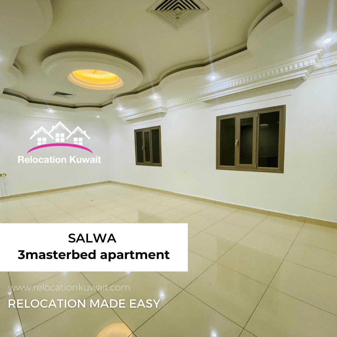 3master bedroom apartment for rent in Salwa, kuwait Relocation Kuwait