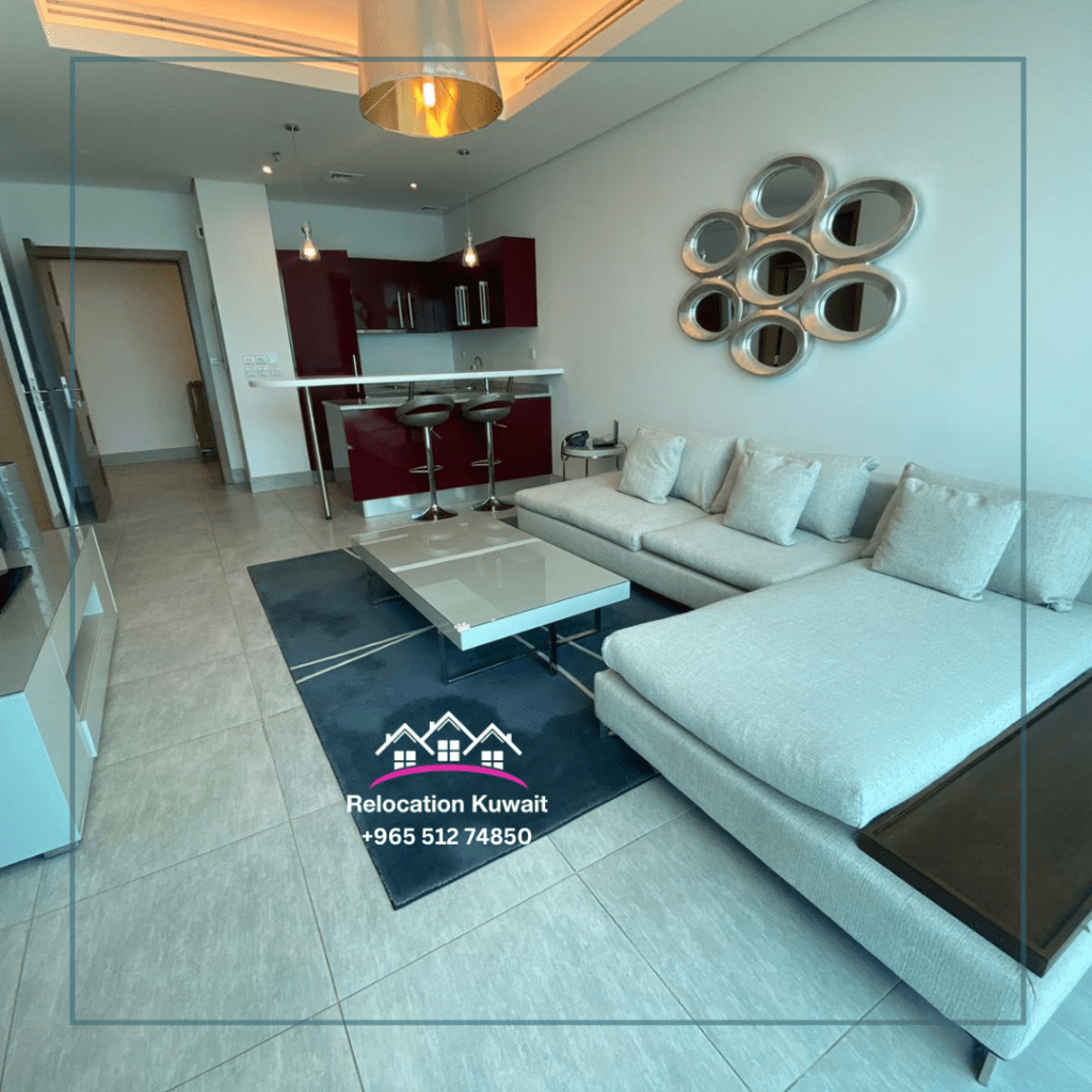 1 bed furnished apartment for rent in Mangaf, Kuwait. Relocation Kuwait