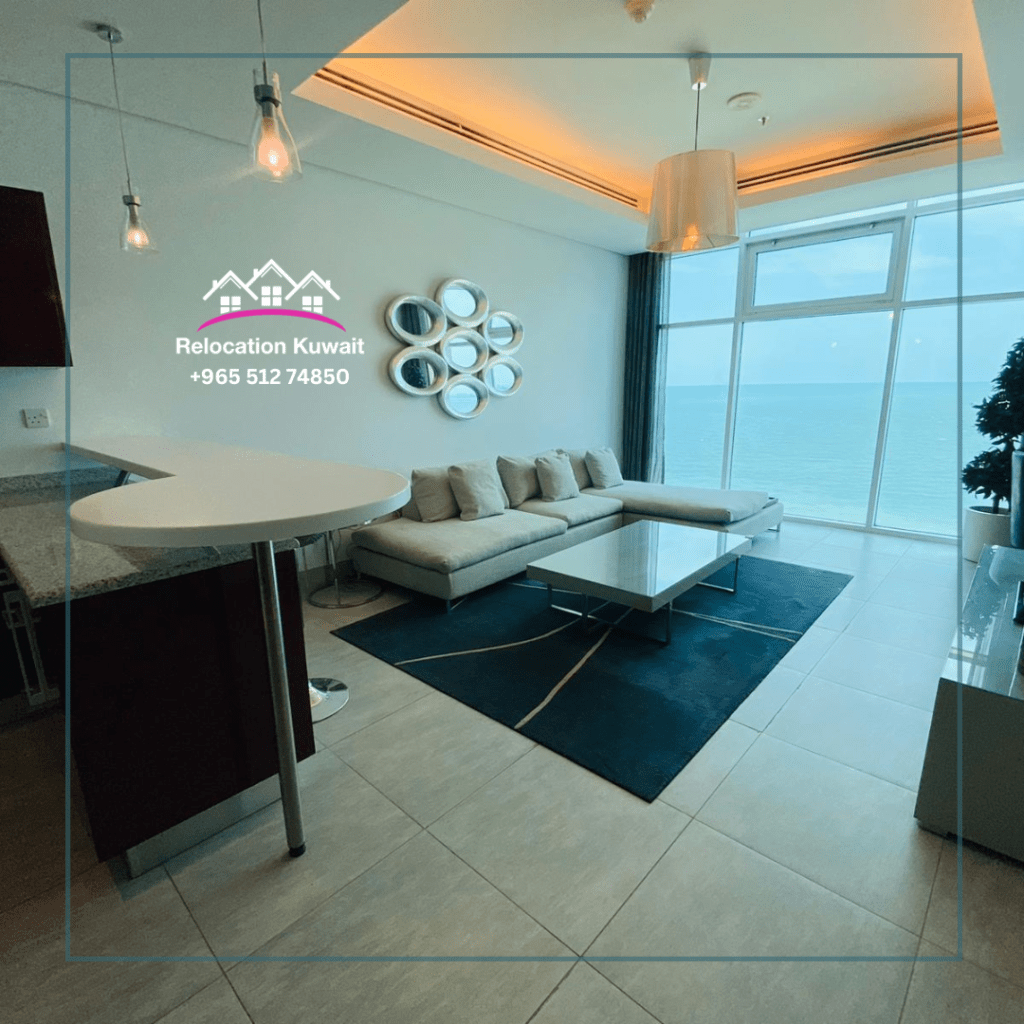 1 bed furnished apartment for rent in Mangaf, Kuwait. Relocation Kuwait