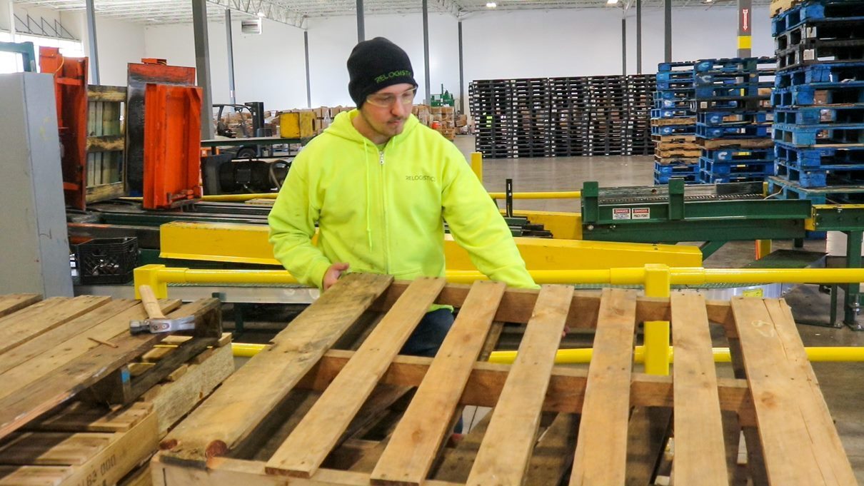 Relogistics Saving money through recycling pallets