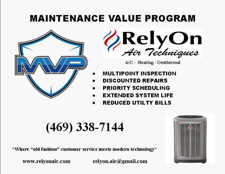 RelyOn Air Techniques LLC Quinlan, TX 75474