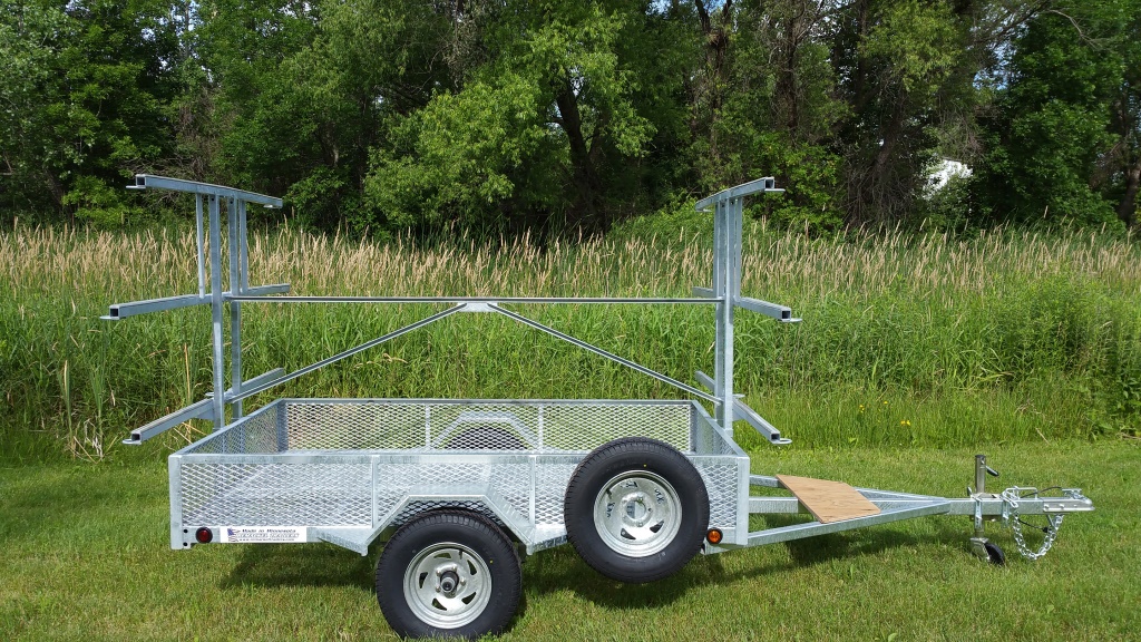 Galvanized 6 Place Canoe & Kayak Trailers for Sale Remackel Trailers