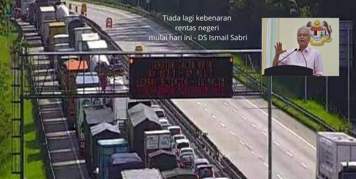 Mulai Hari Ini Dah Tak Boleh Rentas Negeri, Permit Dari