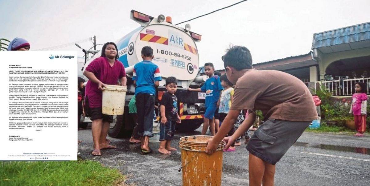 1292 Kawasan Di KL & Selangor Tiada Air, Susulan