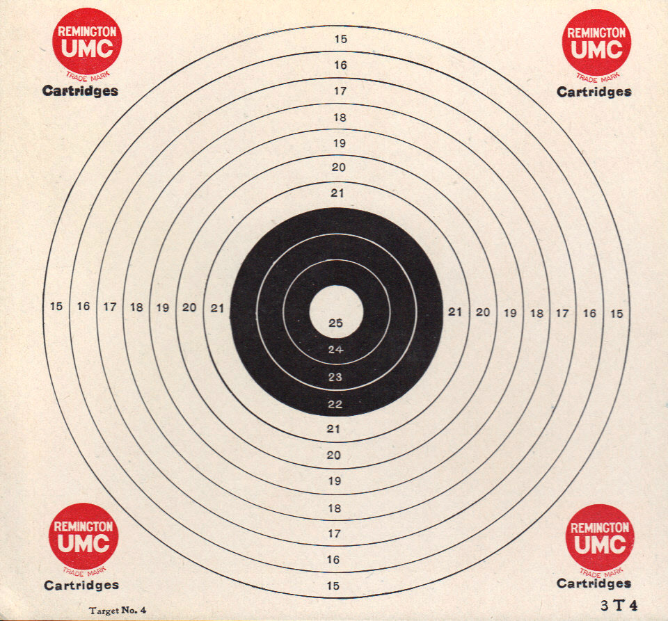 Remington .22 Repeater Targets (GALLERY TARGETS) Remington Society of