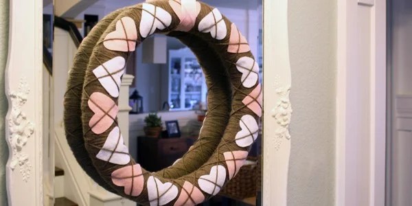 Remodelaholic argyle wreath