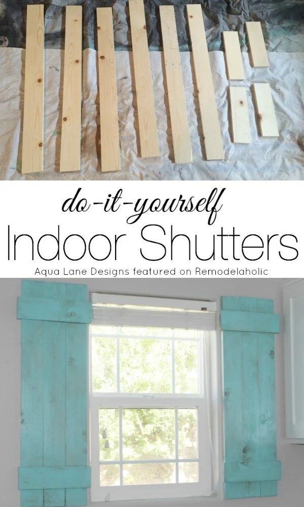DIY Interior Window Shutters for Under 20 Remodelaholic