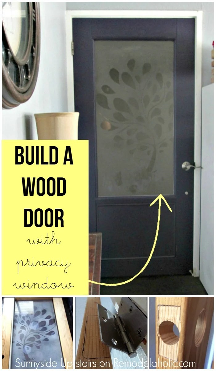 Interior glass door designs have become the most popular way to modernize your home. Remodelaholic Building A Frosted Glass Pane Door