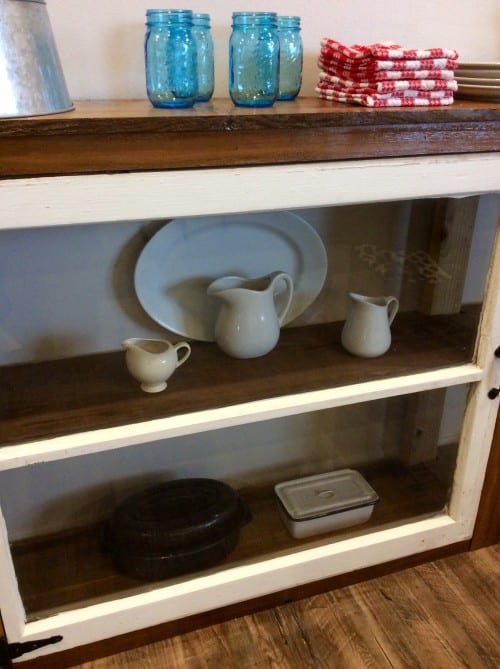 How to Build a Buffet from Old Windows and Reclaimed Wood Remodelaholic