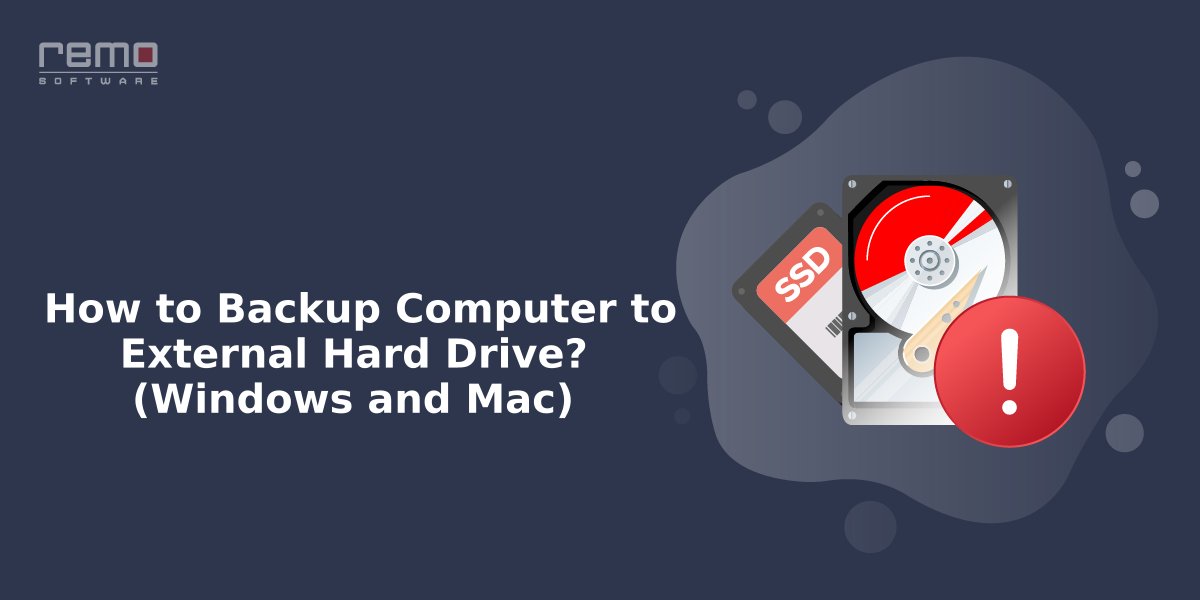 Methods To Backup Computer to External Hard Drive