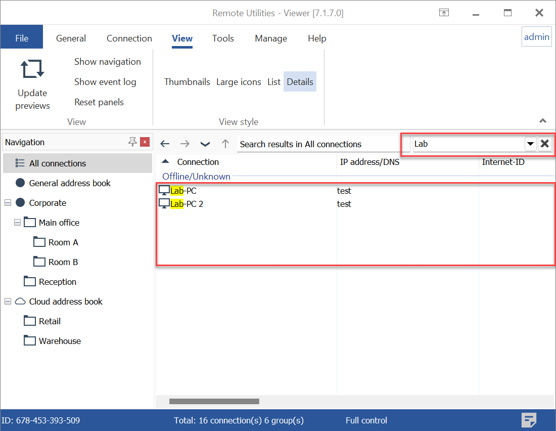 About Address Books Remote Utilities