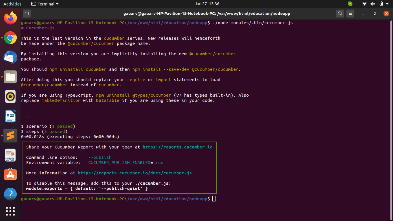 Nodejs simple request for cucumber test cases RemoveLoad Educational