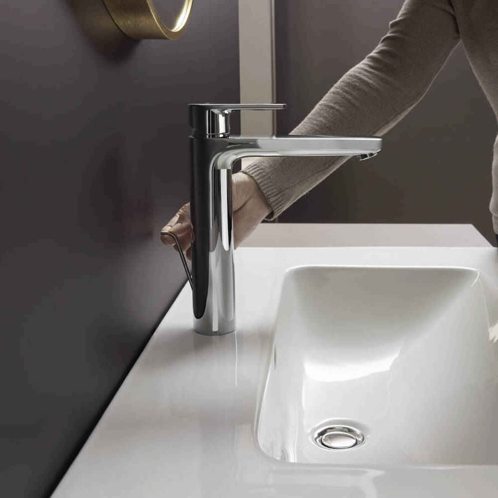 Hansgrohe Vernis Blend Single Lever Basin Mixer 190 with Isolated Water