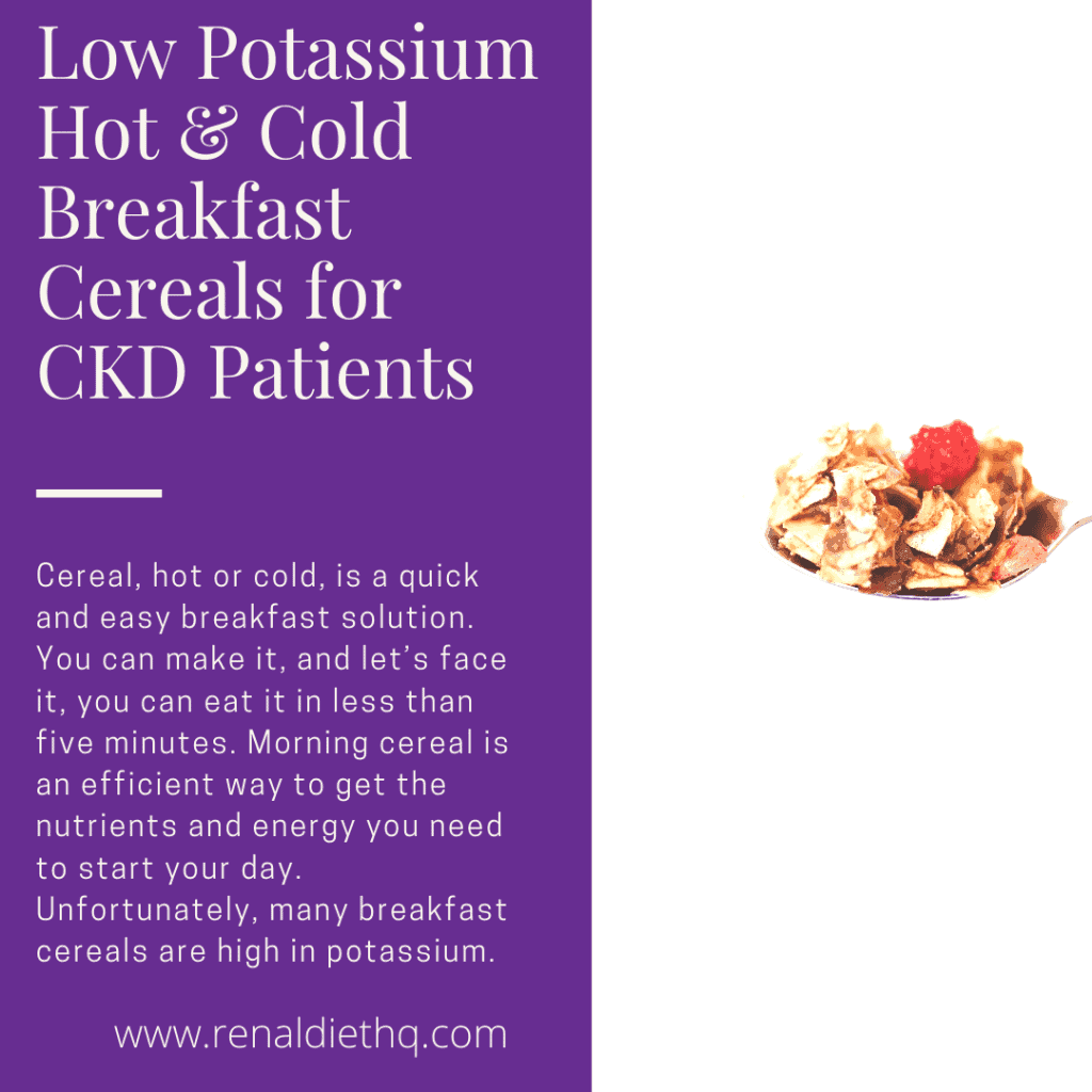 Cold Cereal For Ckd at Carlos Bass blog