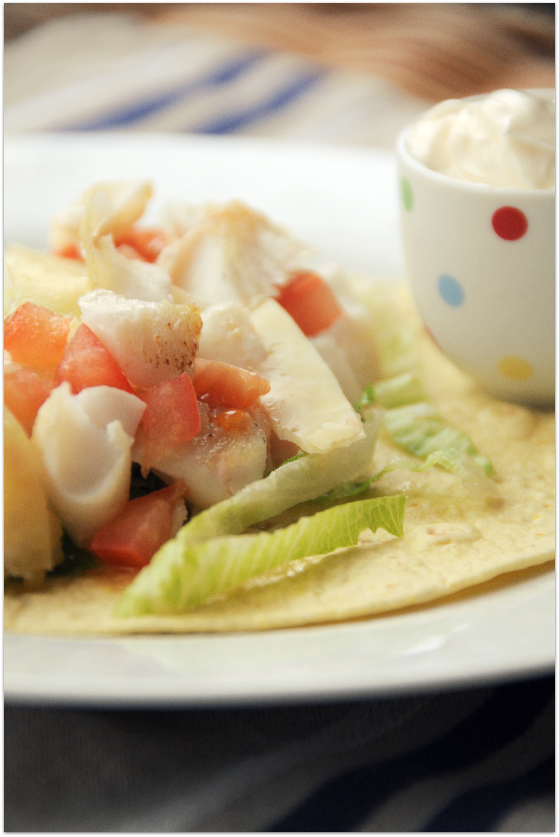 Fish is the Dish Wild Scottish HaddockFilled Corn Tortilla Wraps