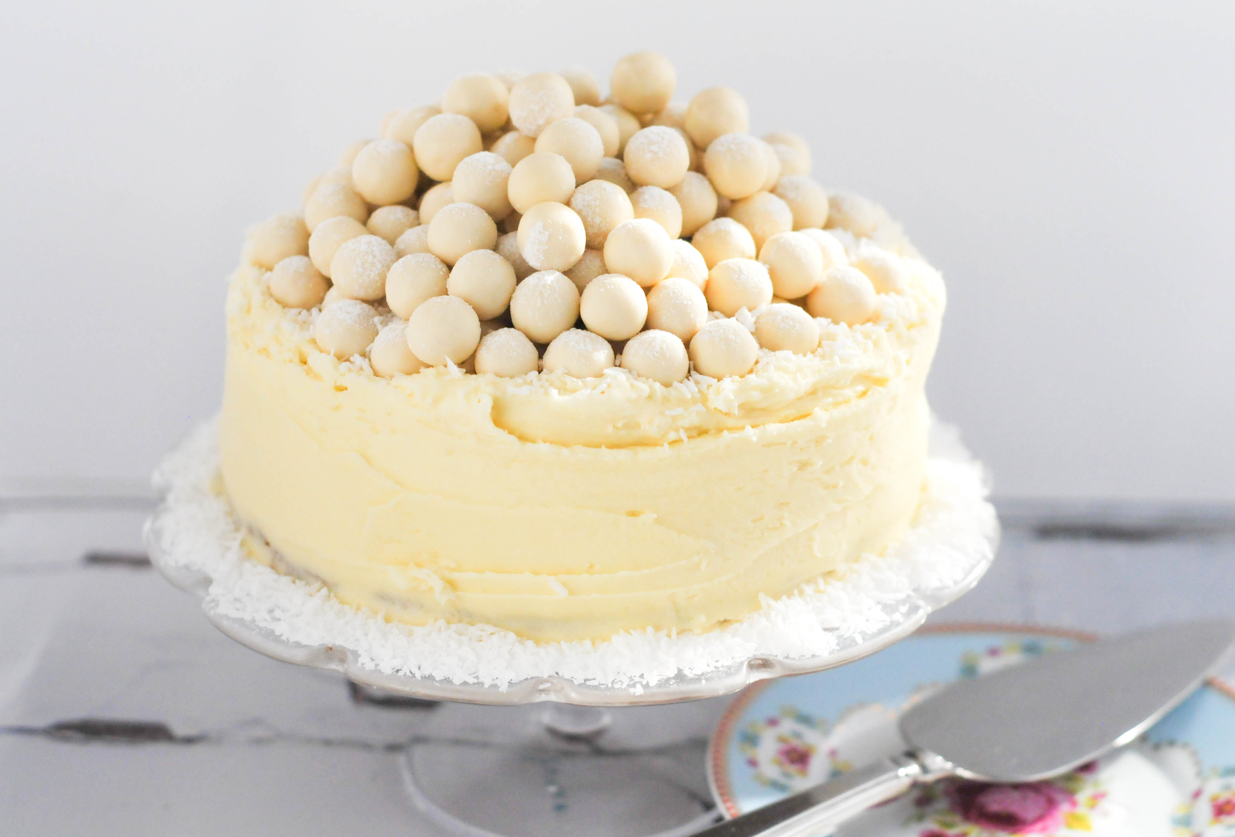 Cupcakes & A White Chocolate Malteser Cake Good Food