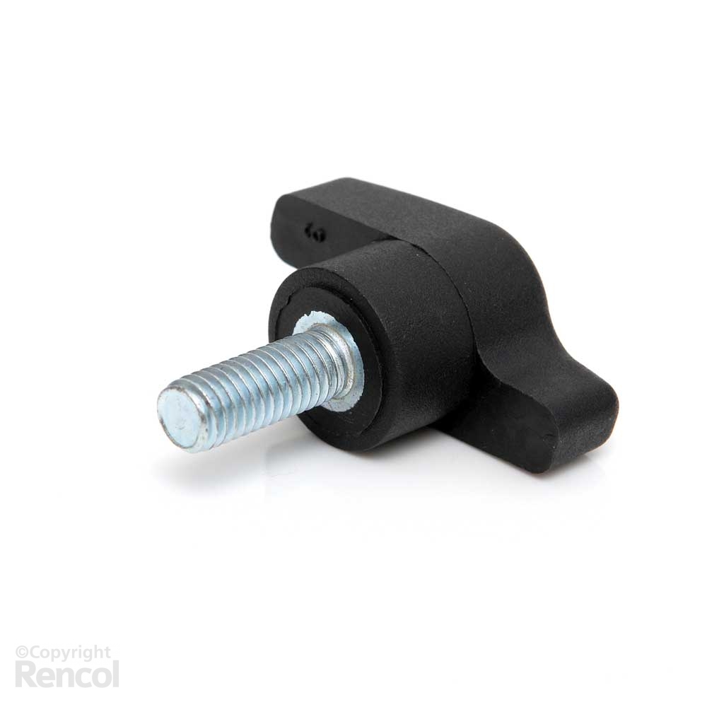 Male Threaded Offset Wing Knob Plastic & Metal Knobs RENCOL