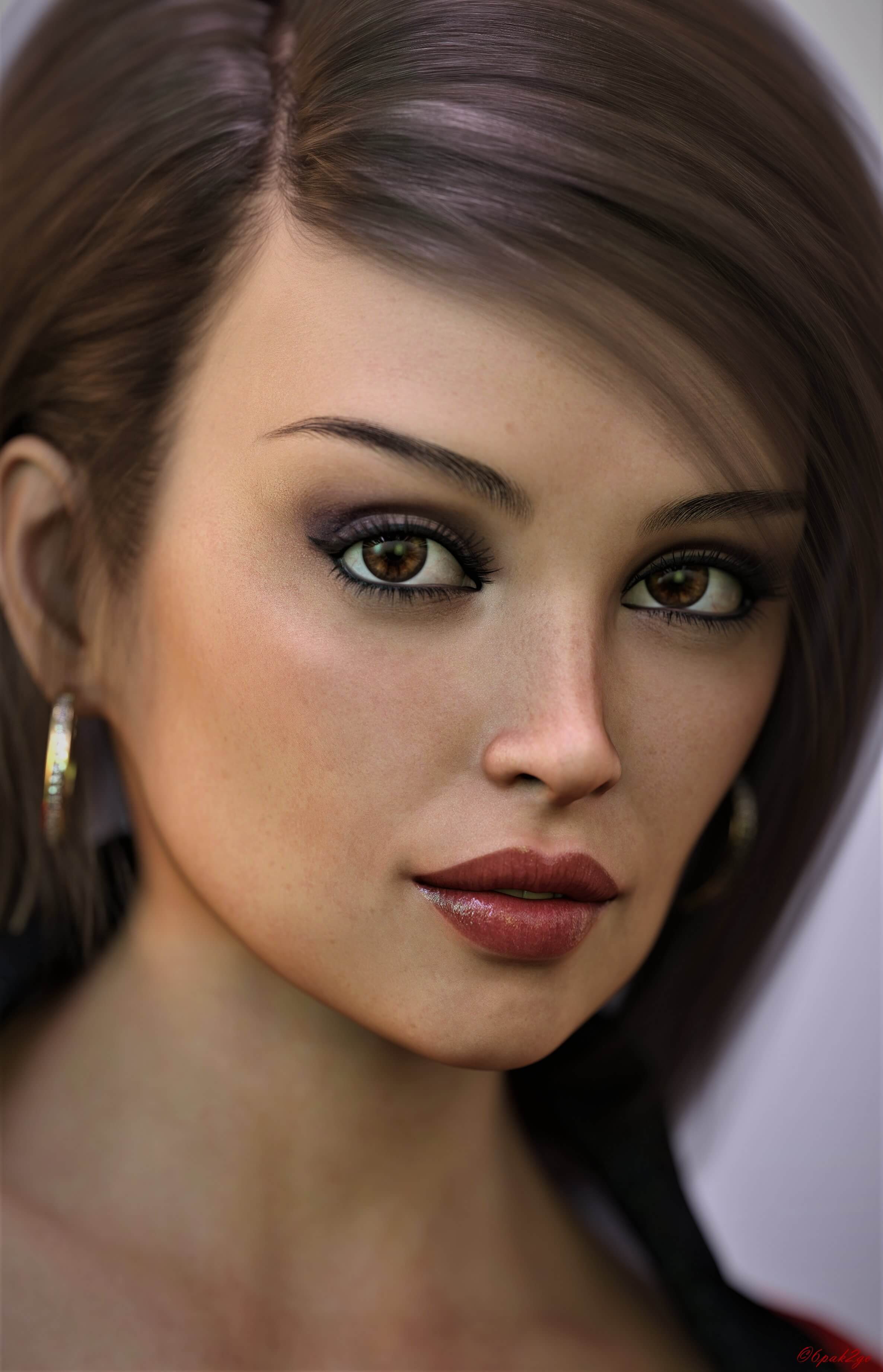Charlotte 2 3D Render RenderHub Gallery