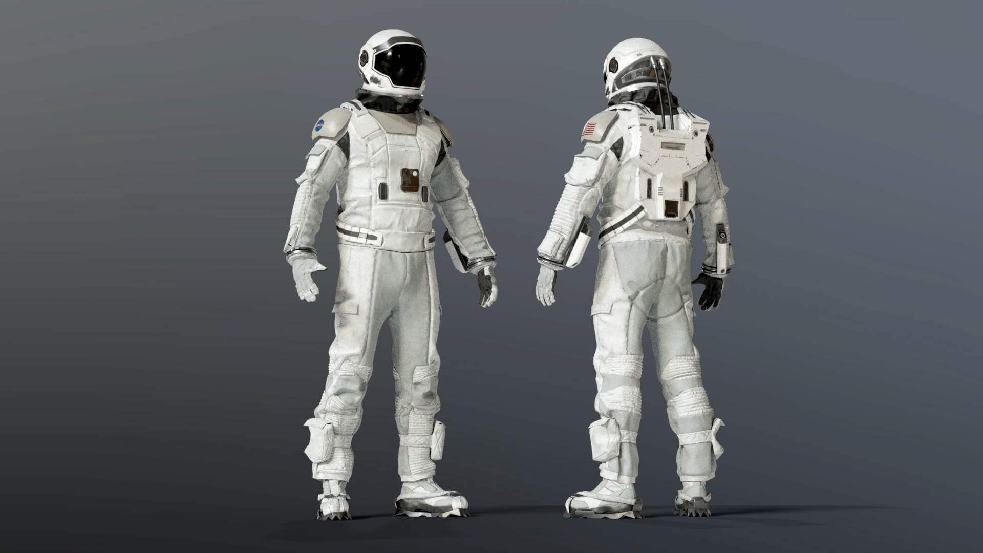 Interstellar Space Suit 3d Model