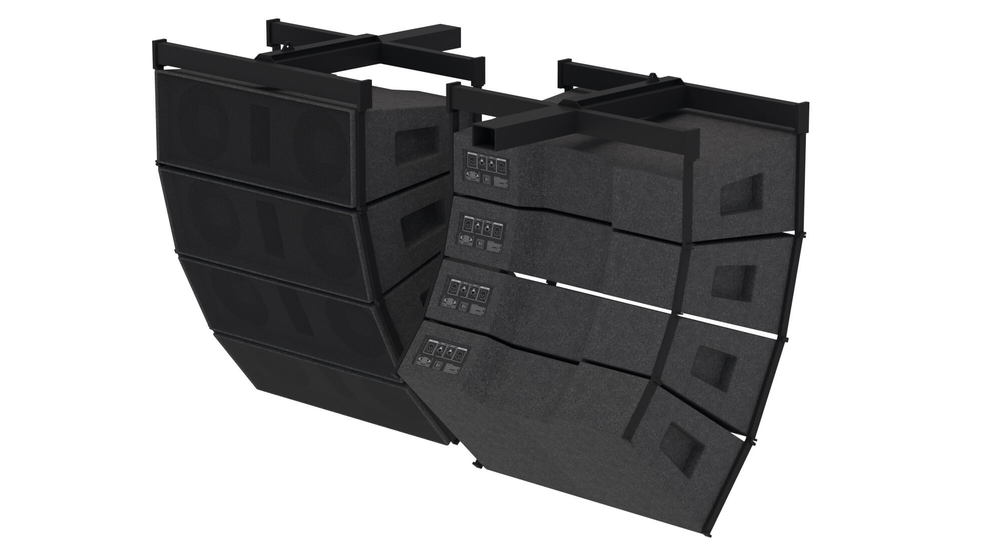 Line Array System - 3D Model by ALPHA3DST
