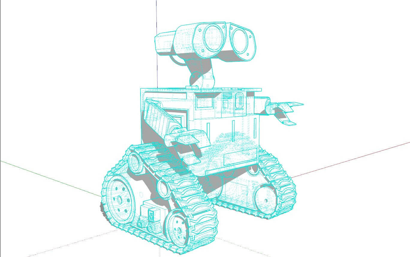 Wall E Robot 3D Model by AlphaGroup