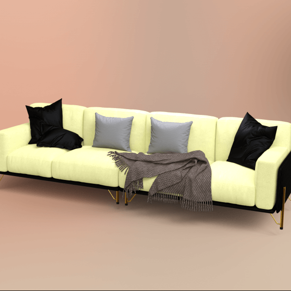 Master sofa 2 3D Render RenderHub Gallery