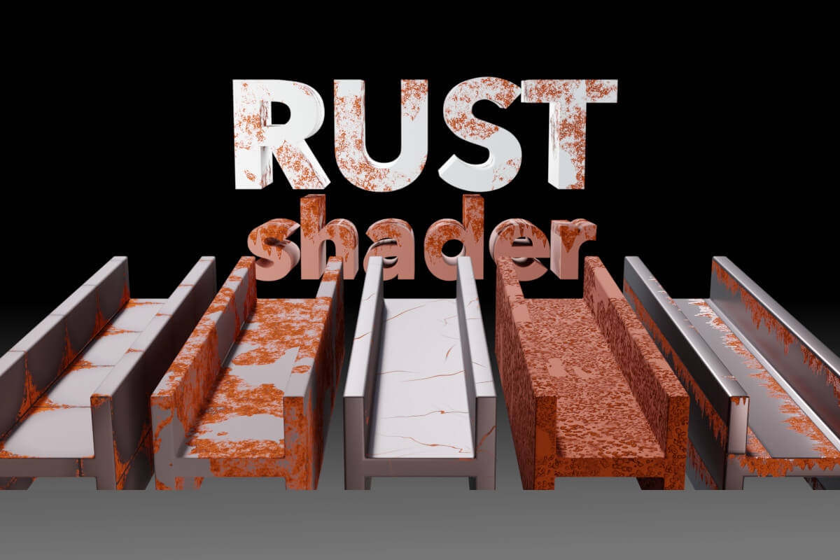 Rust Shader for Blender by Blenduffo