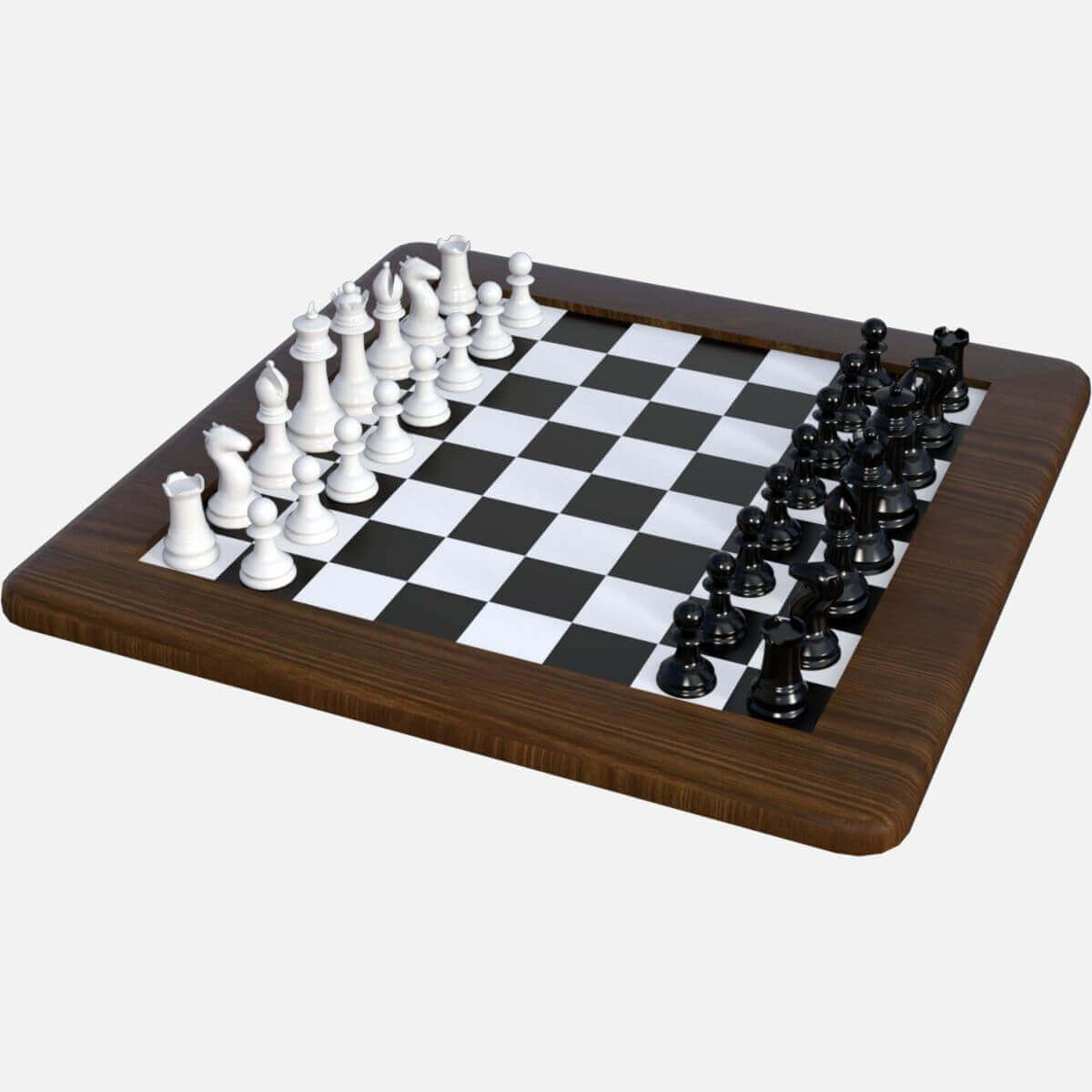 Chess Set 3D Model