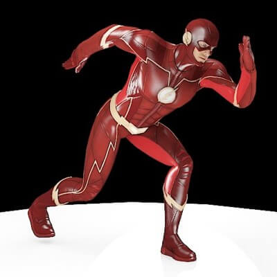 The Flash - 3D Model by davedtaylor