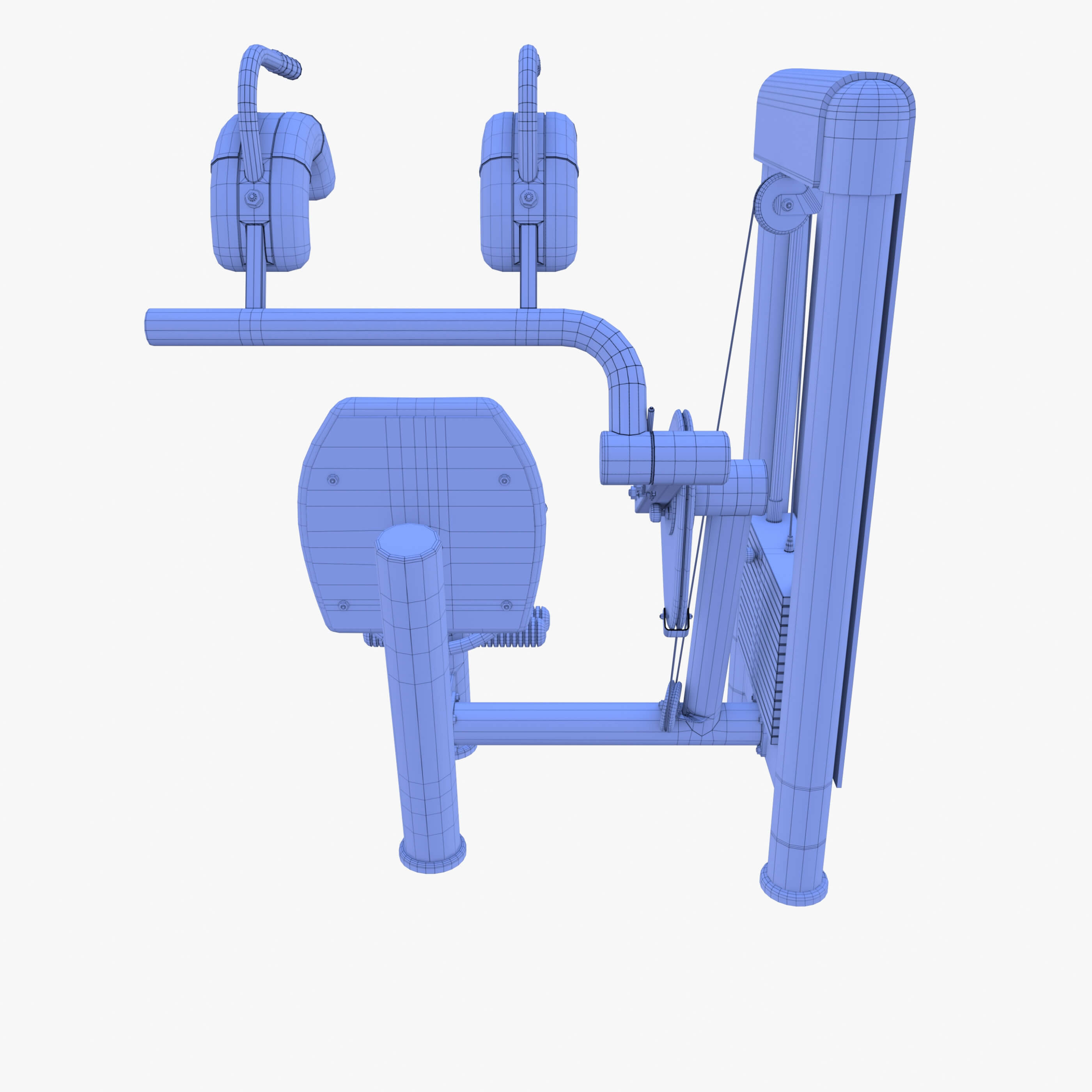 Upper Ab Machine 3D Model by dragosburian
