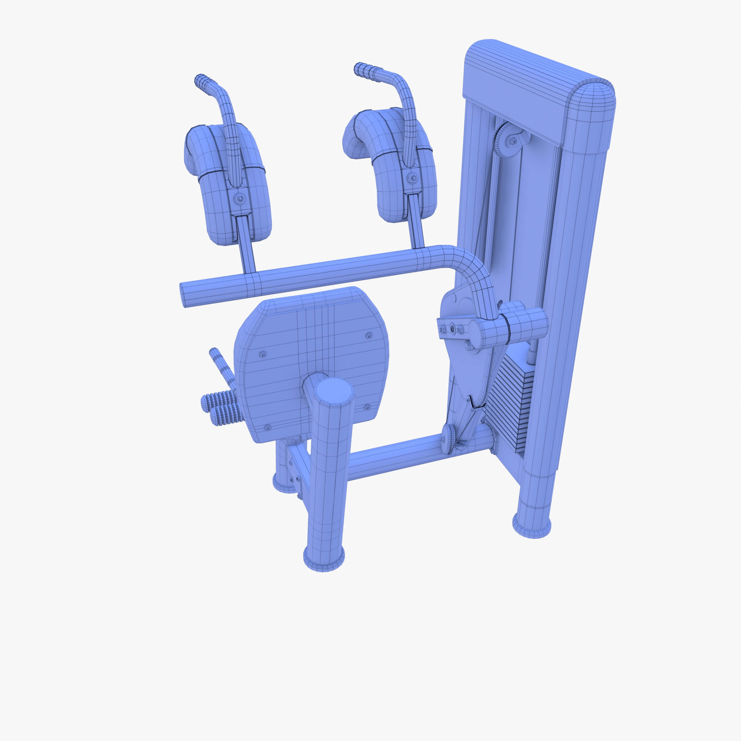 Upper Ab Machine 3D Model by dragosburian