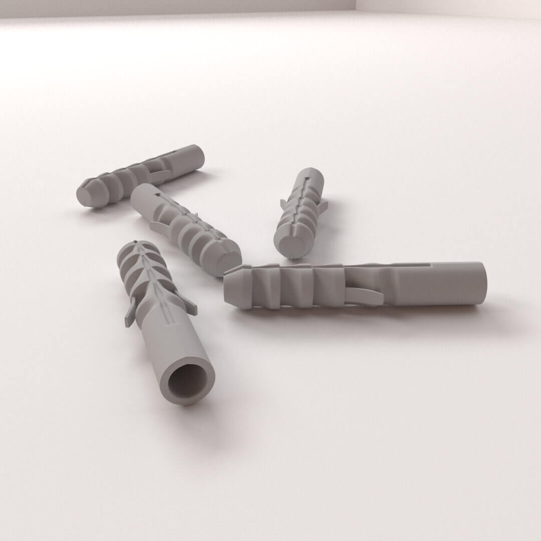 Wall Anchor 3D Model by firdz3d