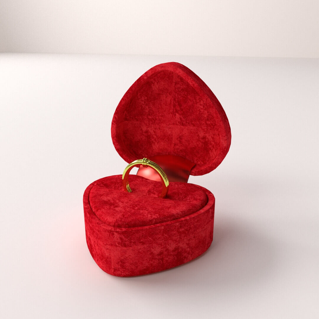 Wedding Ring 3D Model by firdz3d