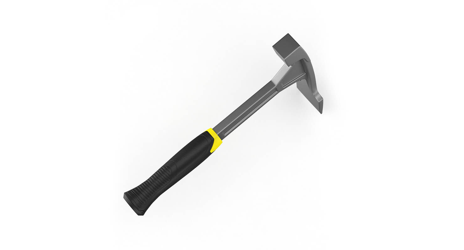 Bricklayer Hammer 3D Model by frezzy