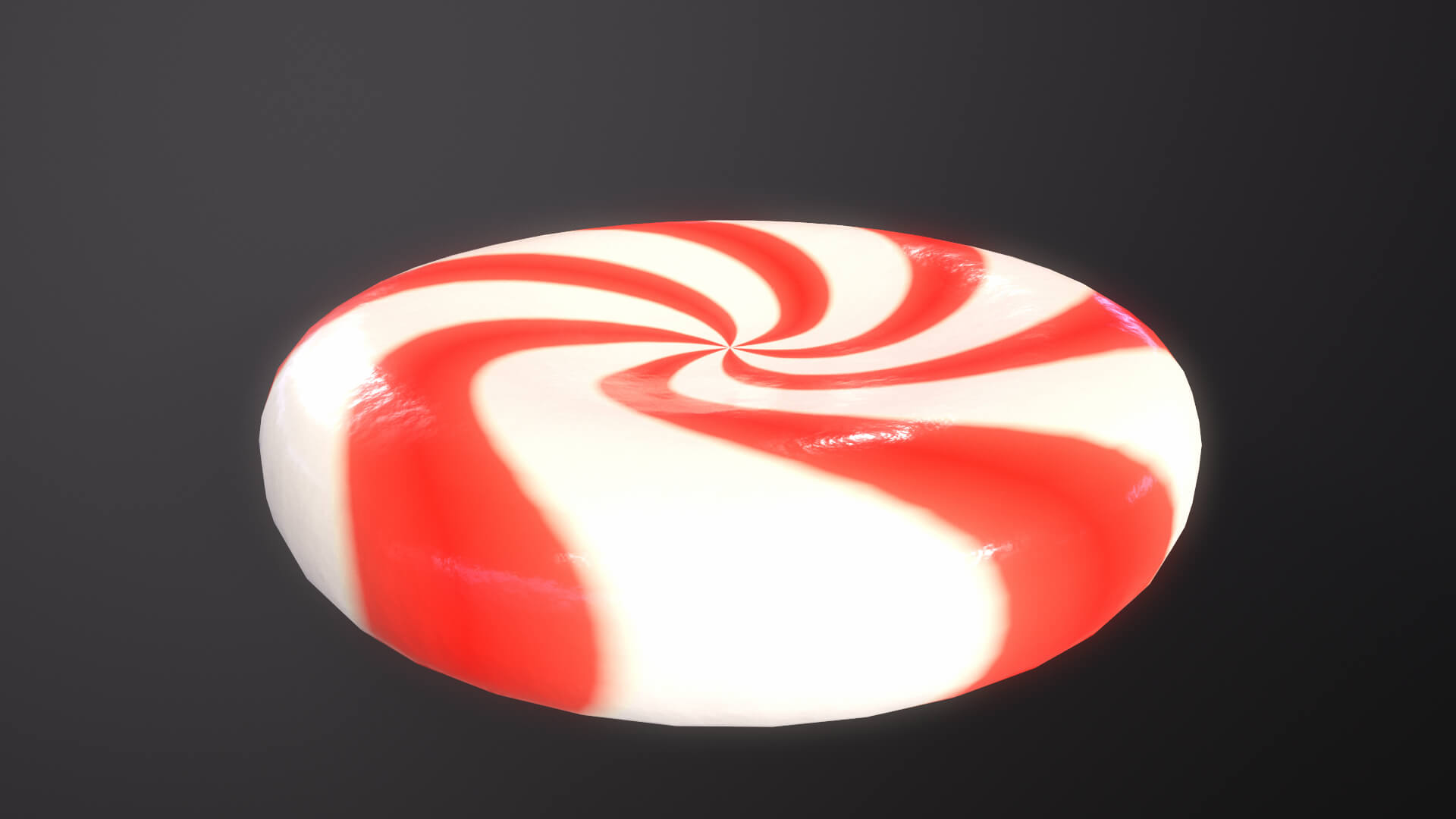 Peppermint Candy 3D Model by HUNTR3D