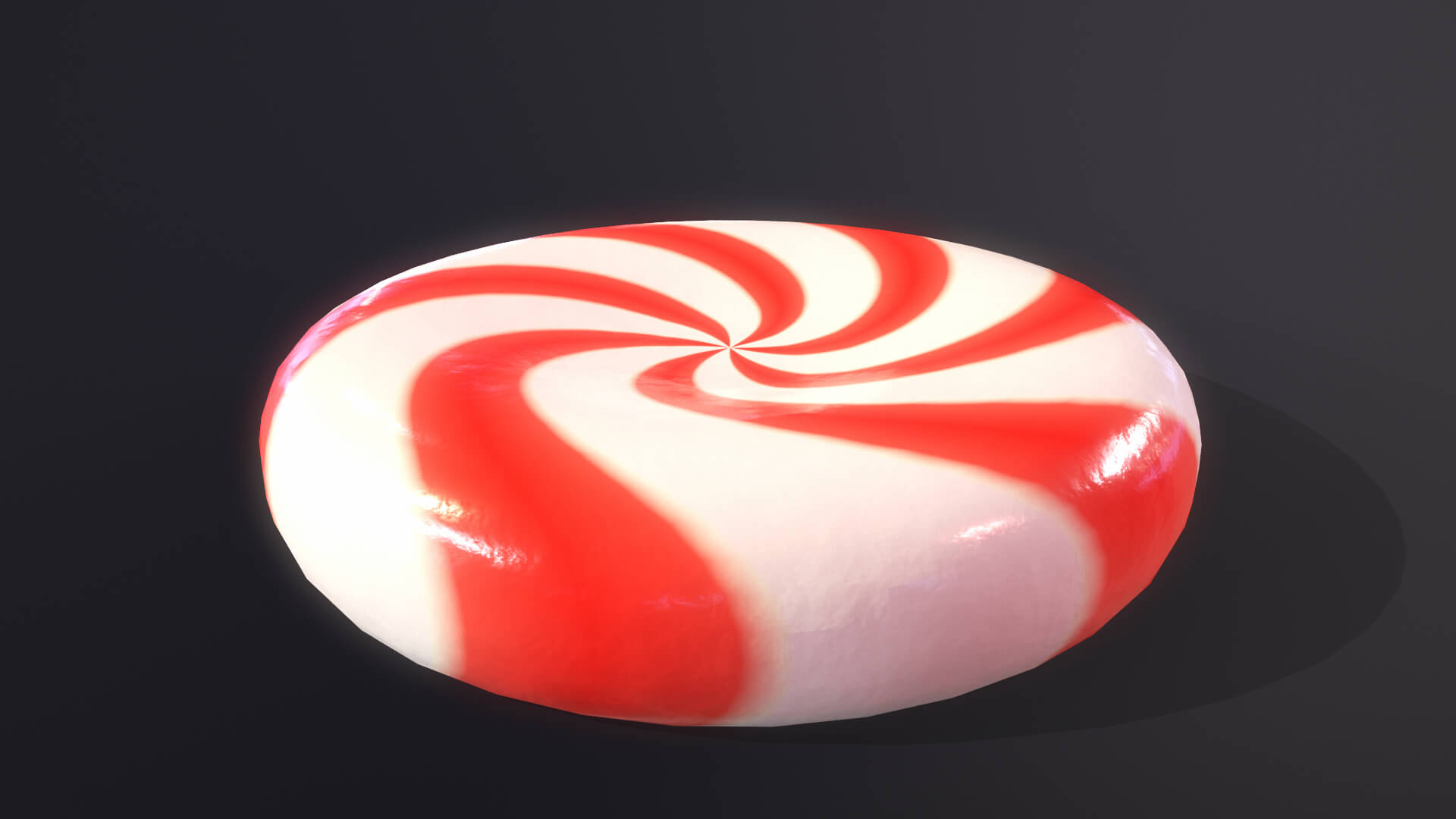 Peppermint Candy 3D Model by HUNTR3D