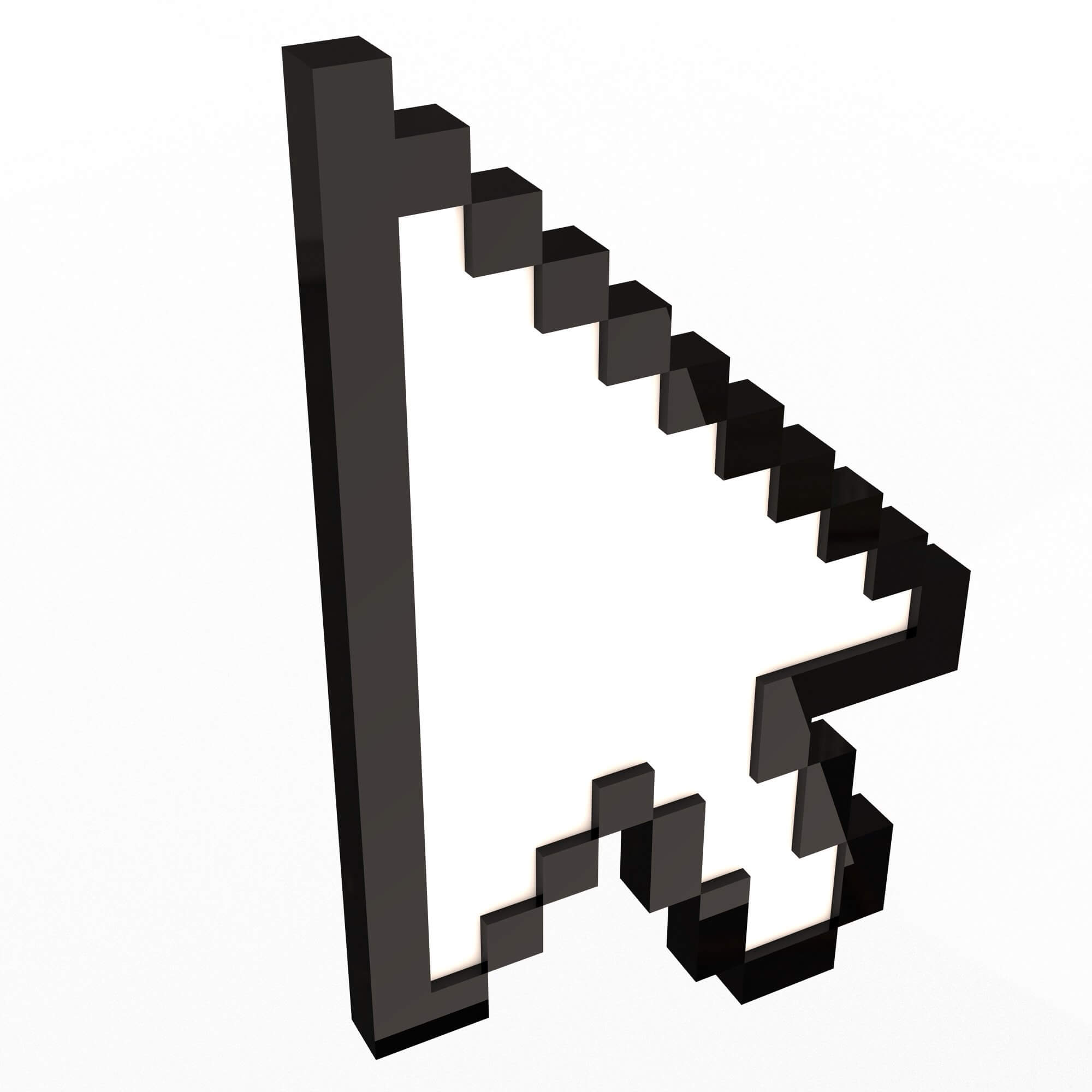 Arrow Cursor 3D Model by KhaganFX