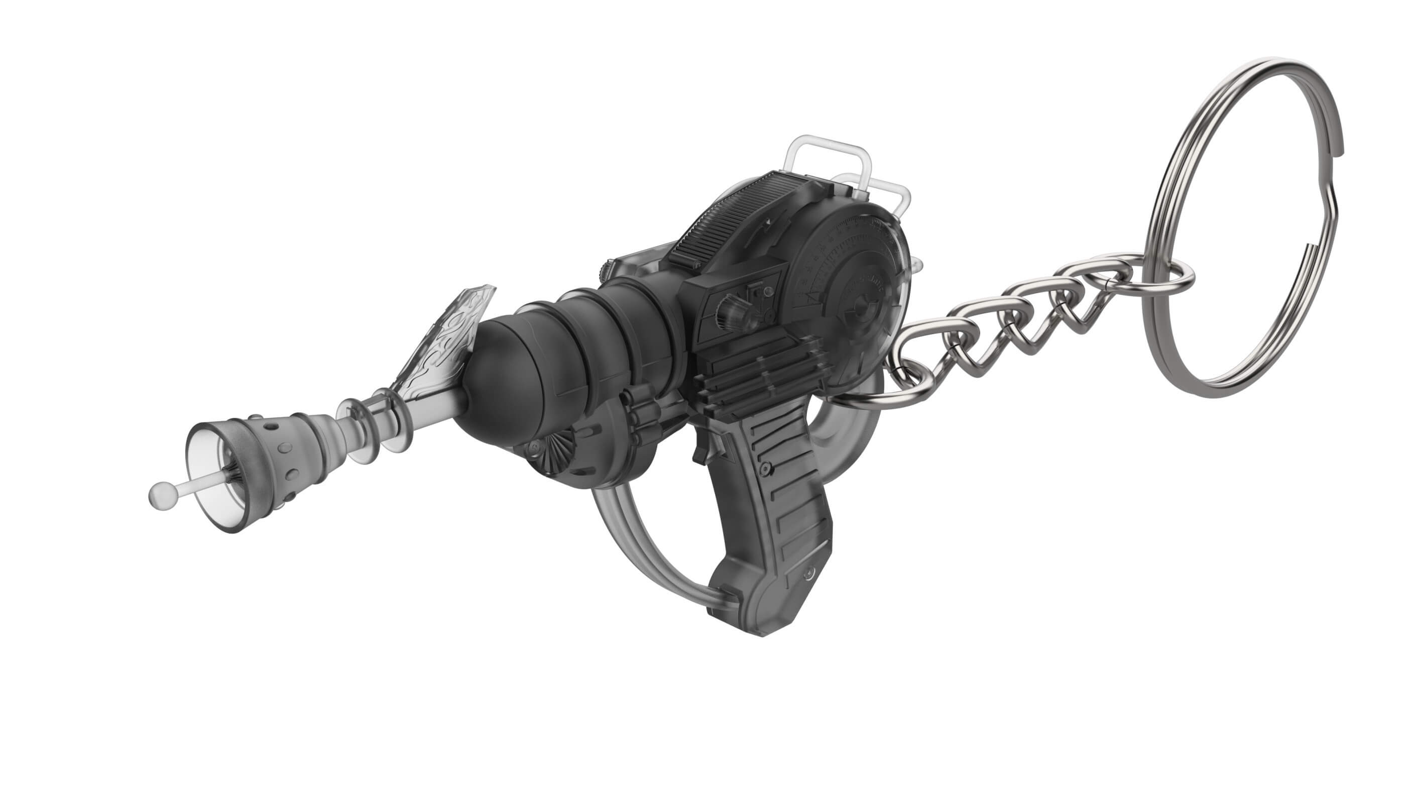Keychain Ray Blaster COD 3D Print Model by MakerLab