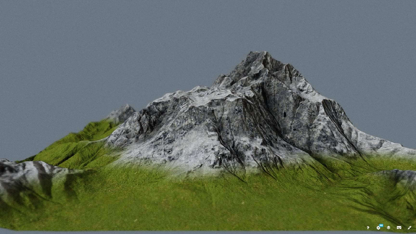 Mountain 3D Model by Radju