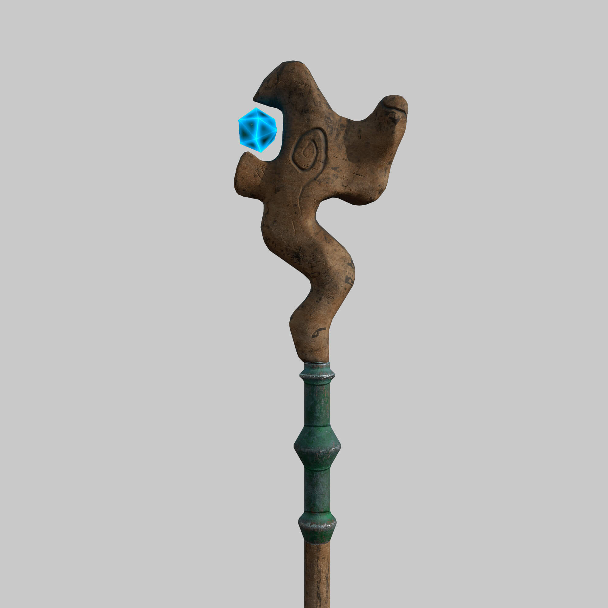 Magic Staff 3D Model by Simple3D