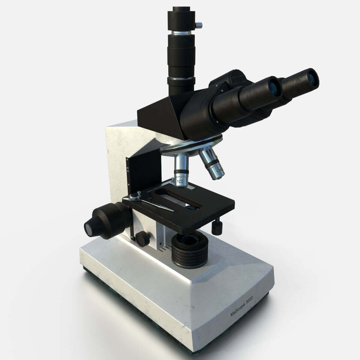 Microscope 3D Model by StiloMA