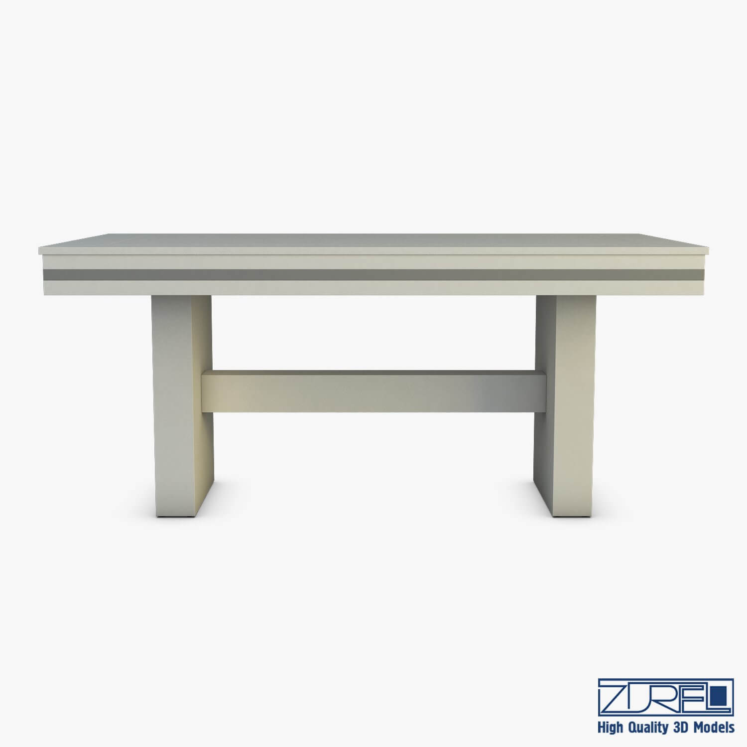 Capri Dining Table 3D Model by Zurel