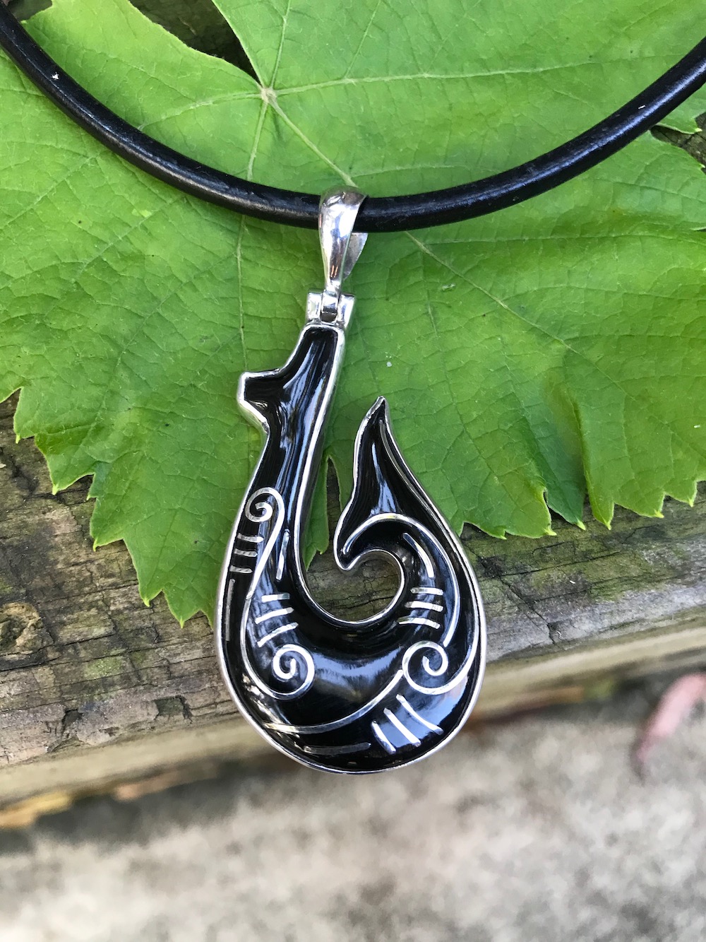 New Zealand "hei matau" Pendant WE8T Renee Blackwell Jewellery Design