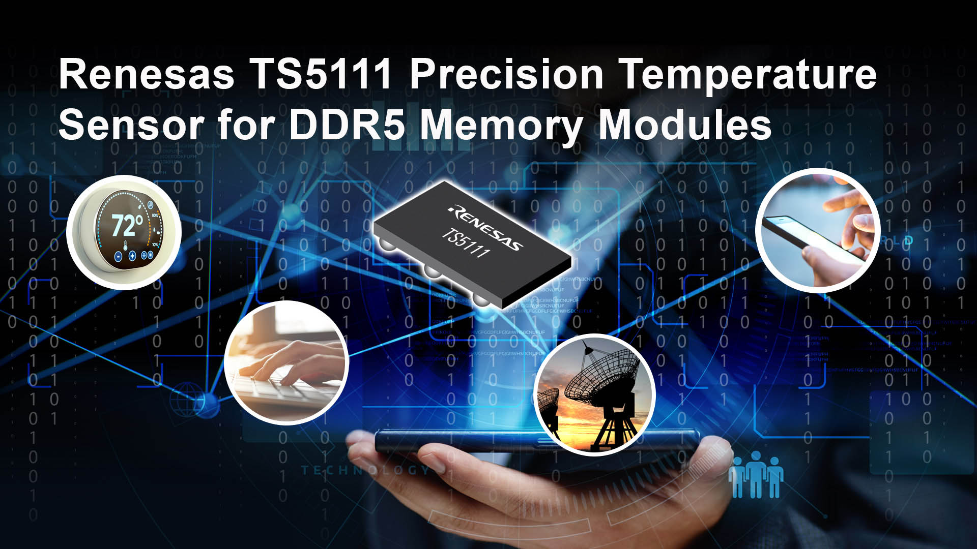 Renesas Introduces Precision Temperature Sensor for