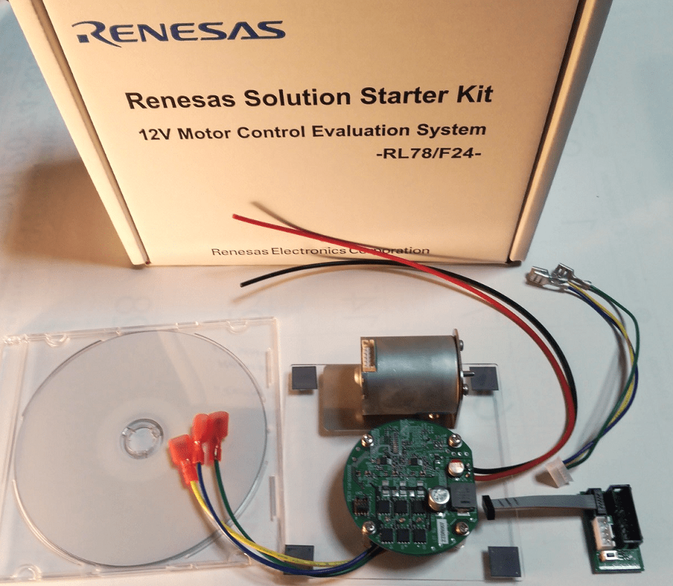 RTK7F124FGS00000BJ 12 V Motor Control Evaluation System for RL78/F24