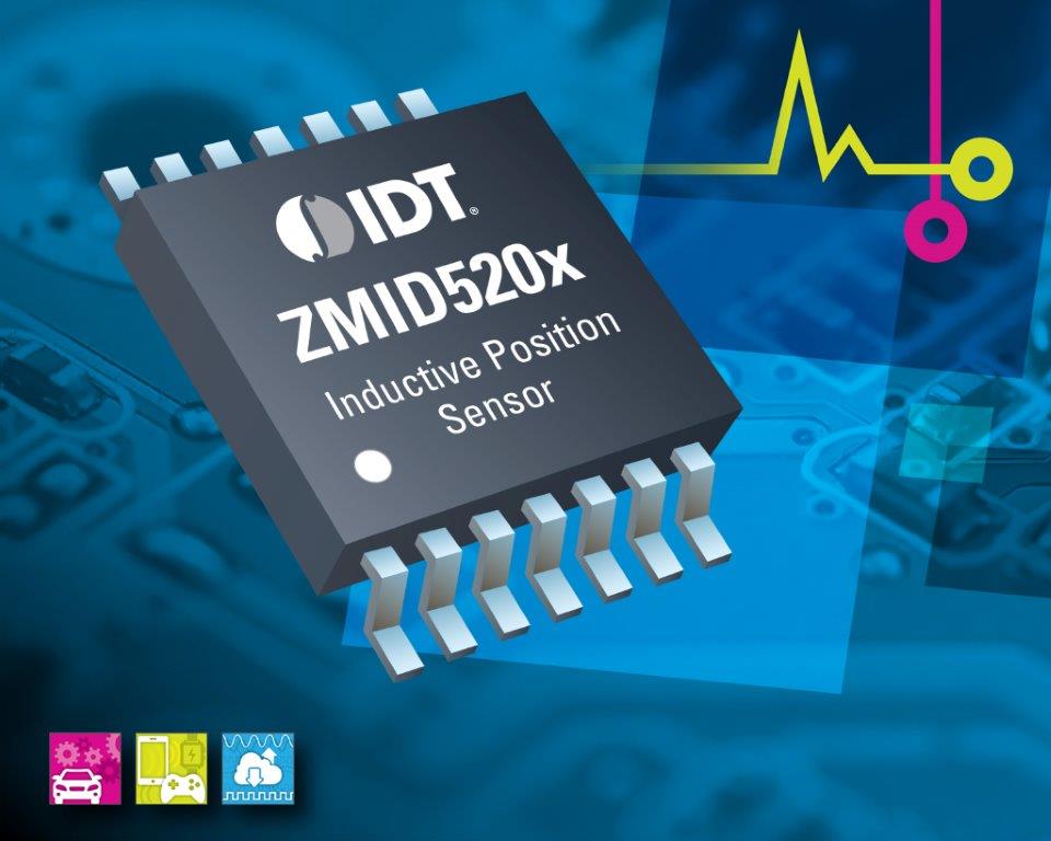 New IDT Inductive Position Sensor Family Improves Reliability and